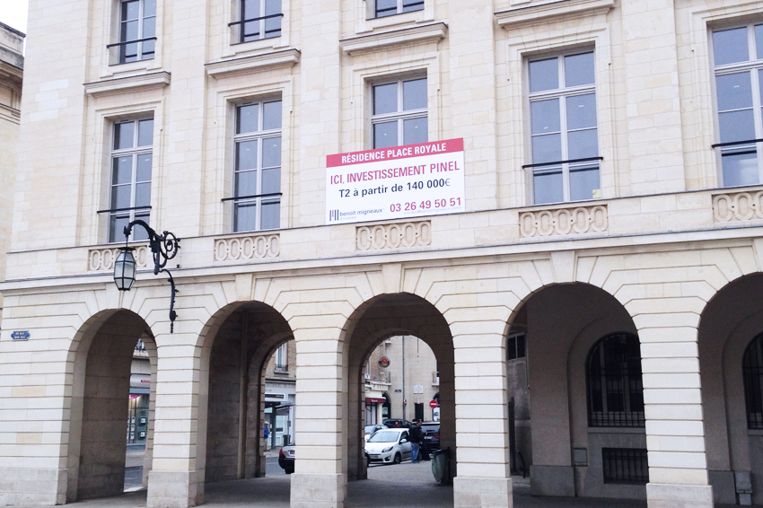 enseigne panneau dibond migneaux immobilier signalétique communication