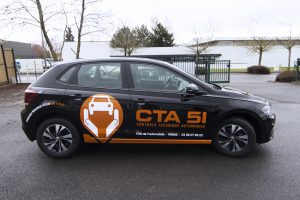 marquage véhicule voiture CTA51 adhésifs communication publicité