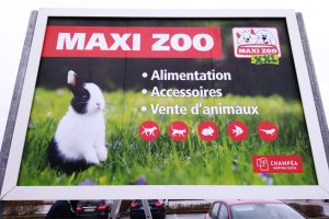 panneau grand format 4x3 m maxi zoo signalétique communication publicité