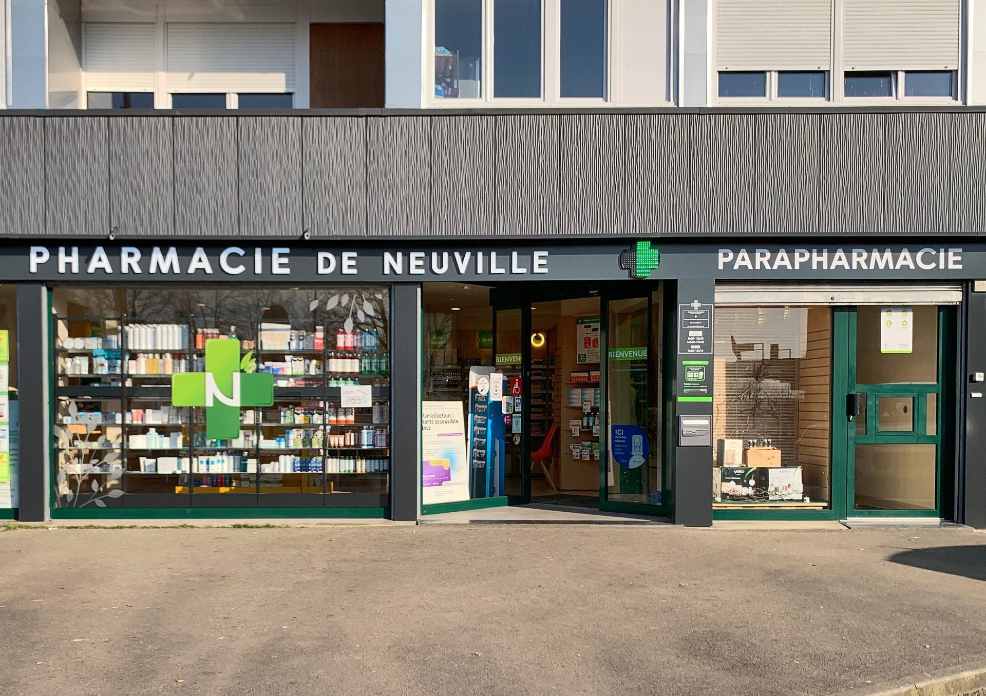 ENSEIGNES PHARMACIE DE NEUVILLE Reims Publicité